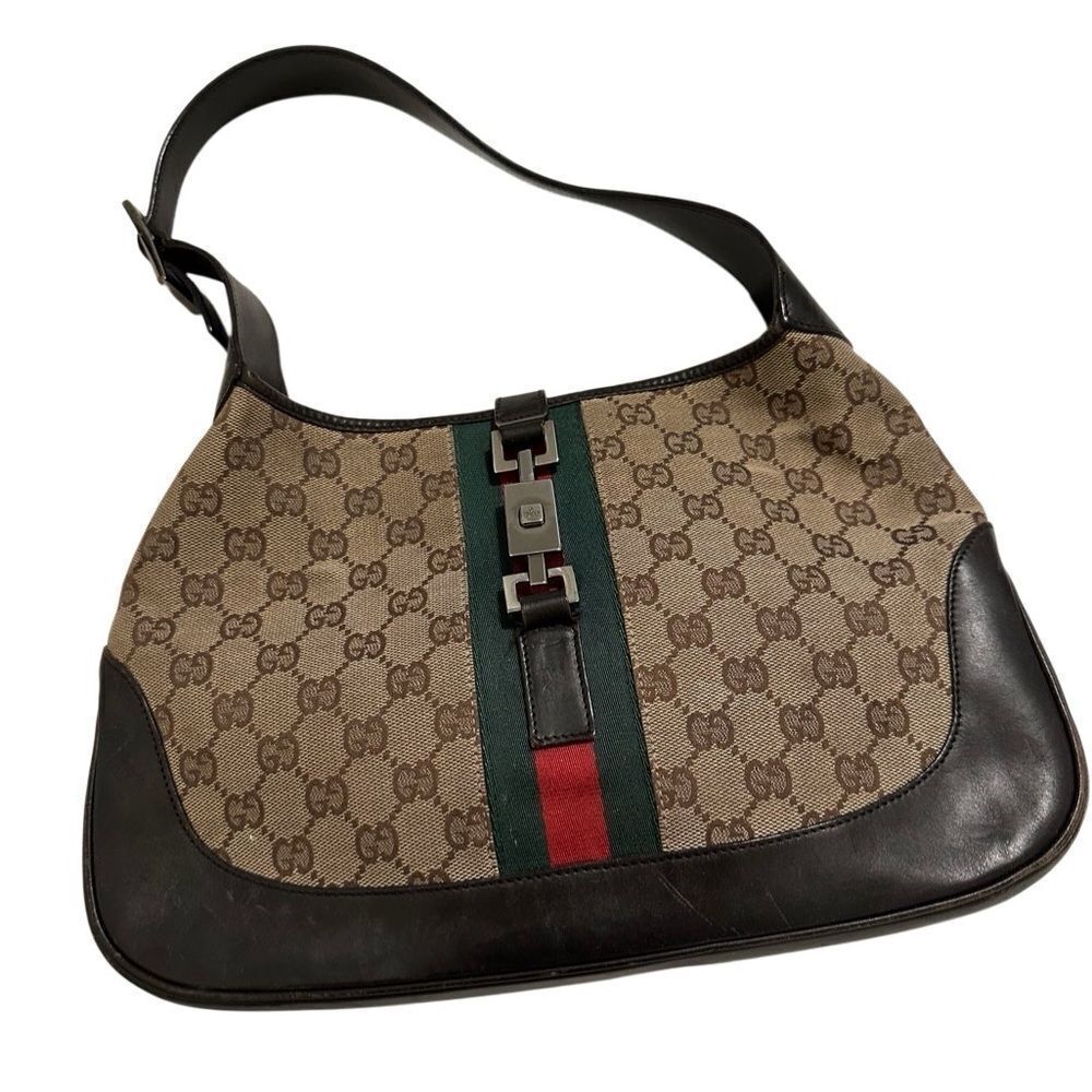 Gucci Brown and Black Shoulder Bag